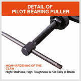Pilot Bearing Puller 3 Jaws Bushing Gear Extractor Motorcycle Remover Heavy Duty - 45-Degree Angle