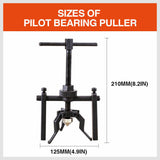 Pilot Bearing Puller 3 Jaws Bushing Gear Extractor Motorcycle Remover Heavy Duty - Rear View