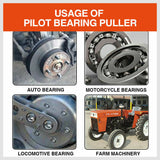 Pilot Bearing Puller 3 Jaws Bushing Gear Extractor Motorcycle Remover Heavy Duty - Low Angle