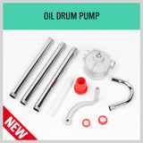 Aluminium Rotary Drum Pump Diesel Fuel Kero Oil Petrol 44 Gallon Drum Hand Pump - Side View
