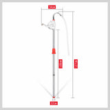 Aluminium Rotary Drum Pump Diesel Fuel Kero Oil Petrol 44 Gallon Drum Hand Pump - Extra Image