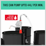 Aluminium Rotary Drum Pump Diesel Fuel Kero Oil Petrol 44 Gallon Drum Hand Pump - Extra Image