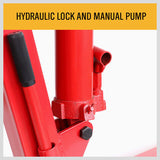 Engine Crane 2 Ton Hydraulic Hoist Folding Shop Mobile Lifter Workshop Lift - Top-Down View