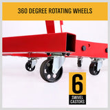 Engine Crane 2 Ton Hydraulic Hoist Folding Shop Mobile Lifter Workshop Lift - 45-Degree Angle