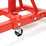 900kg Engine Stand Heavy Duty Industrial Workshop Cars Auto Crane Hoist - Side View