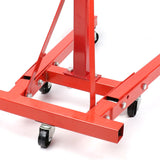 900kg Engine Stand Heavy Duty Industrial Workshop Cars Auto Crane Hoist - Rear View