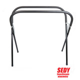 Work Bench Panel Stand Curved Legs Panel Repair Beating Spray Painting Panelshop - Side View