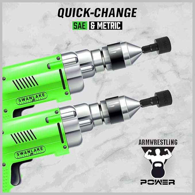 SWANLAKE GARDEN TOOLS (letter with no tracking)SWANLAKE 20PCS Power Nut Driver Set for Impact Drill, 1/4??Hex Head Drill Bit SAE and Metric