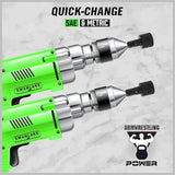 SWANLAKE GARDEN TOOLS (letter with no tracking)SWANLAKE 20PCS Power Nut Driver Set for Impact Drill, 1/4” Hex Head Drill Bit SAE and Metric - 45-Degree Angle