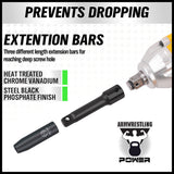 9Pcs Extension Bar Set 1/4