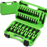 SWANLAKE SWANLAKE 39PCS Magnetic Hex Nut Driver Master Kit,1/4 Quick-Change Hex Shank, SAE & Metric Power Nuts Driver Drill Bit Tools Set,Cr-V Steel