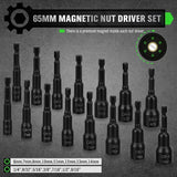 SWANLAKE SWANLAKE 39PCS Magnetic Hex Nut Driver Master Kit,1/4 Quick-Change Hex Shank, SAE & Metric Power Nuts Driver Drill Bit Tools Set,Cr-V Steel