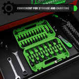 SWANLAKE SWANLAKE 39PCS Magnetic Hex Nut Driver Master Kit,1/4 Quick-Change Hex Shank, SAE & Metric Power Nuts Driver Drill Bit Tools Set,Cr-V Steel