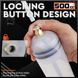 HORUSDY 500ML Oil Suction Syringe Style Manual Pump Oil Brake Fluid Extractor - 45-Degree Angle