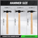 SWANLAKE GARDEN TOOLS 7 Piece Auto Body Repair Kit, Auto Body Tools, Auto Body Repair Tools with Carbon Steel Hammer Heads (SW-66076) - Front View