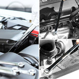 8PC Aviation Spanner Set Extra Long Wrench Double Ring CRV With Bag 8-24mm - Low Angle