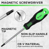 SWANLAKE 86PCS Magnetic Screwdriver Set,Includes Slotted/Phillips/Torx Mini Precision Screwdriver, Replaceable Screwdriver Bits and nut drivers With Sturdy tool box - 45-Degree Angle