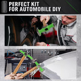 9-Piece Garden Tools Auto Body Hammer Dolly Set Car Body Dent Repair Tool Case - Extra Image