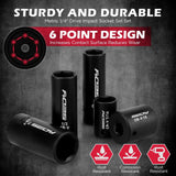 SWANLAKE 74Pcs Magnetic Nut Driver Set Impact Drill Socket Adapter Power Bit - Top-Down View