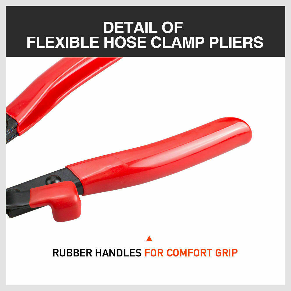 Long Hose Clamp Pliers 24 Flexible Extension Wire Oil Fuel Hose Clip Remove