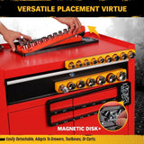 ELEAD 2Pc Magnetic Socket Organizer Set 1/2