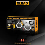 ELEAD Fuel Siphon Pump Oil Liquid Transfer Hand Pump Hose Kit Gas Air Manual - Close-Up Angle