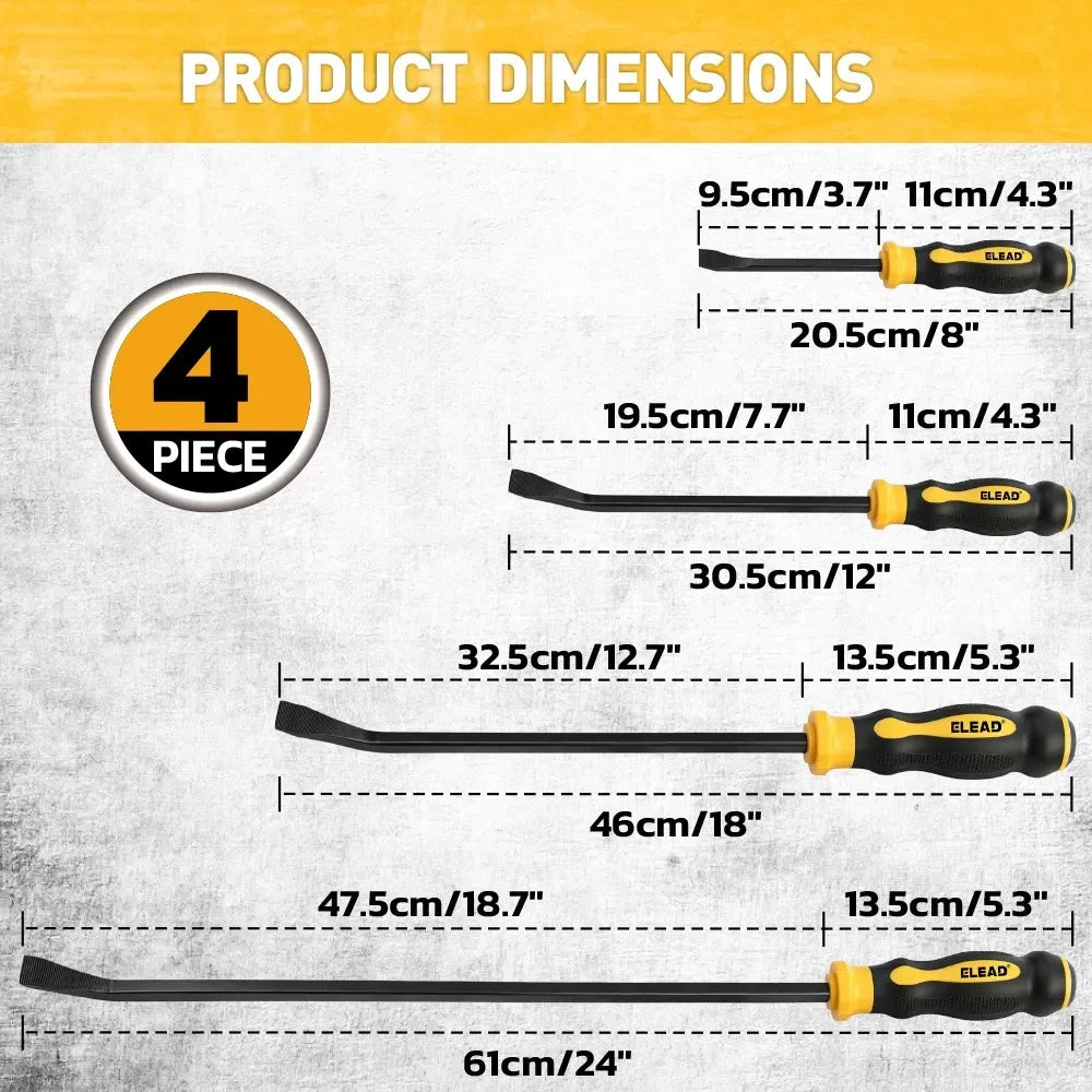 SWANLAKE 41Pcs 1/4" Magnetic Nut Driver Set SAE Metric Adapter Kit with Case