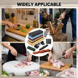 Elead 10pcs Knife Sharpening Stone Kit 400/1000 3000/8000 Grit Whetstone Set - Low Angle