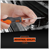 HORUSDY 8Pc Magnetic Screwdriver Set Non-slip Handle Phillips Slotted Tool New - Close-Up Angle