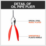 2 x Fuel Vacuum Line Pliers Car Hose Pipe Tube Remover Separator Automotive Tool - Top-Down View