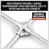 20” Wheel Brace Spanner 4-way Cross Wrench Car Tyre Nut 17 19 21 23mm Socket - 45-Degree Angle