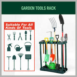 VaKa Garden Farm Shed Garage Tools Storage Rack Handles Organizer Holder - Side View