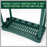 VaKa Garden Farm Shed Garage Tools Storage Rack Handles Organizer Holder - Close-Up Angle