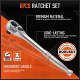 Mini Ratchet Spanner 1/2 3/8 1/4 Drive 90 Tooth Extension Bar Workshop With Bag - 45-Degree Angle