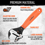 2x Adjustable Wrench Set 6