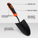 HORUSDY 13'' Garden Trowel Hand Shovel Spade Farmland Transplant Digging Tool - Top-Down View
