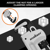 HORUSDY 3PCS Aluminum Straight Pipe Wrench Set 10