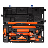 12T Porta Power Kit Hydraulic Ram Pump Oil Hose Automotive Body Repair Tool - Extra Image