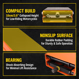 205KG Motorcycle Motorbike Lift Jack Motorcycle Stand Hoist Repair Work Bench - Close-Up Angle