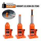 4-Ton (8,000 LBs) Hydraulic Bottle Jack Heavy Duty Car Lifter with Safety Valve - Extra Image