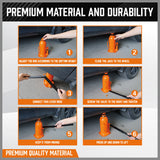 8-Ton (16,000 LBs) Hydraulic Bottle Jack Heavy Duty Car Lifter with Safety Valve - Close-Up Angle