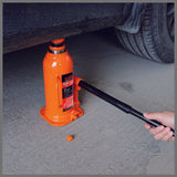 8-Ton (16,000 LBs) Hydraulic Bottle Jack Heavy Duty Car Lifter with Safety Valve - Low Angle