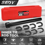 SEDY Inner Tie Rod Removal Tool Kit 1/2 Inch Drive Tube Inner Tie Rods Vehicle - Front View