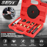 SEDY 10Pc Wheel Lock Removal Tool Kit Wheel Locking Nut Key Remover Kit With Box - Front View