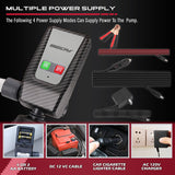 Multipurpose Fuel Transfer Pump Battery Powered Gasoline Hose Transfer Pump Au - Side View