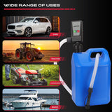 Multipurpose Fuel Transfer Pump Battery Powered Gasoline Hose Transfer Pump Au - 45-Degree Angle