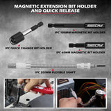 SEDY 235PC Screwdriver Bit Set Ratchet Handle Holders Security Bits Nut Drivers - 45-Degree Angle
