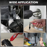 SEDY 235PC Screwdriver Bit Set Ratchet Handle Holders Security Bits Nut Drivers - Low Angle