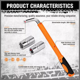 3Pcs Telescoping Lug Wrench 17/19mm 21/23MM Extendable Lug Wrench Tire Wrench - Rear View