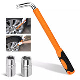 3Pcs Telescoping Lug Wrench 17/19mm 21/23MM Extendable Lug Wrench Tire Wrench - Extra Image